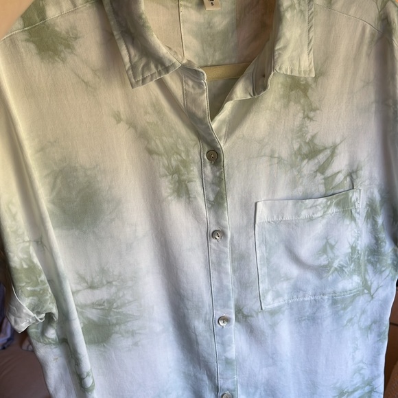 🎉HOST PICK 🎉Cloth & Stone for Anthropologie Tie-Dye Breezy Blouse - Picture 7 of 10